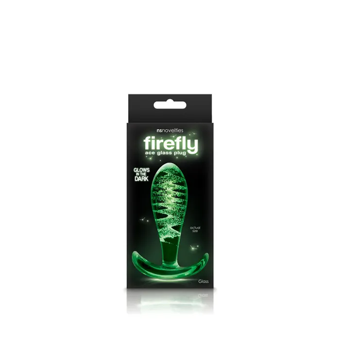 Nsnovelties Anal Glowing Firefly Glass Butt Plug EcoFriendly Fun