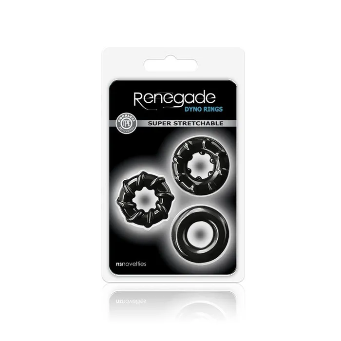 nsnovelties Anal Renegade Dyno Rings Black nsnovelties Anal Renegade Dyno Rings Black