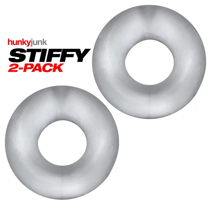 Oxballs Anal Stiffy 2Pack BulgeRings Clear Ice