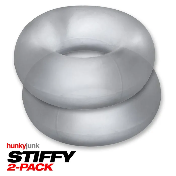 Oxballs Anal Stiffy 2Pack BulgeRings Clear Ice Oxballs Anal Stiffy 2Pack BulgeRings Clear Ice