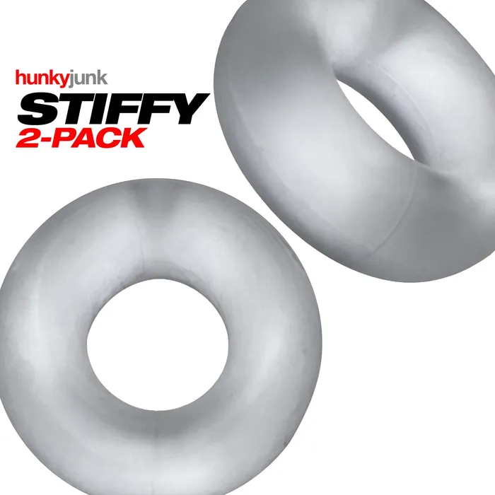 Oxballs Anal Stiffy 2Pack BulgeRings Clear Ice Oxballs Anal Stiffy 2Pack BulgeRings Clear Ice