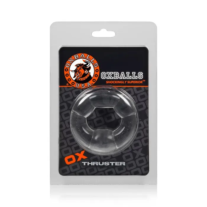 Oxballs Anal Thruster Cockring Clear Oxballs Anal Thruster Cockring Clear