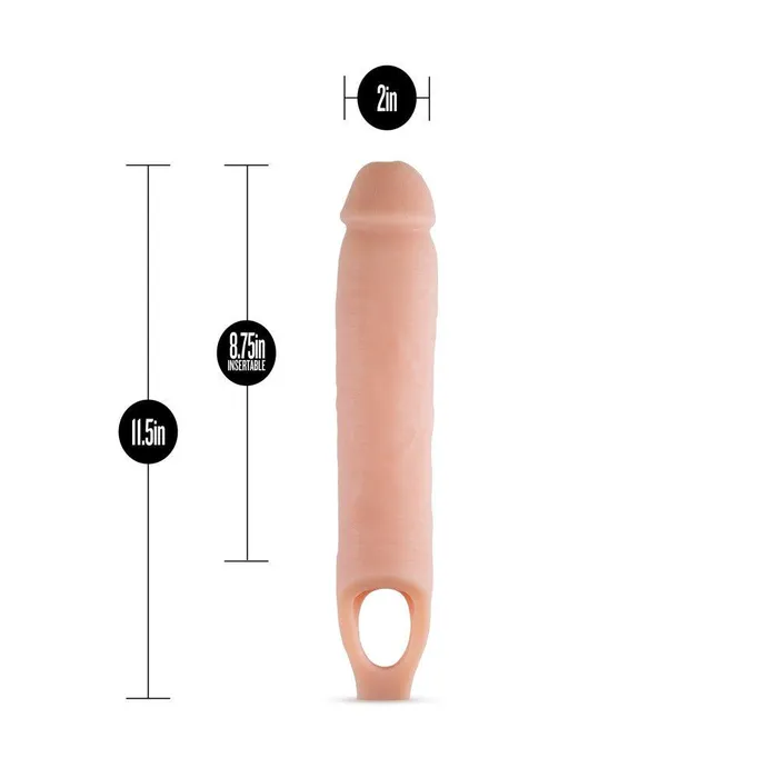 Performance 115 Inch Cock Sheath Penis Extender Vanilla Blush Dildos Performance 115 Inch Cock Sheath Penis Extender Vanilla Blush Dildos