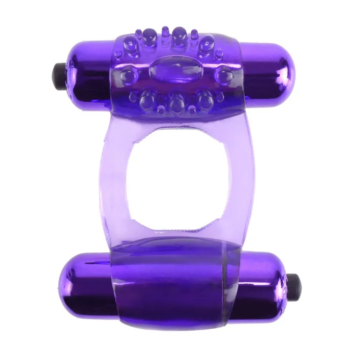 Pipedream Male Sex Toys Fantasy CRingz DuoVibrating Super Ring Purple