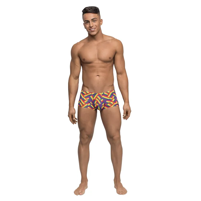 Pride Fest Mini Short Large Print Male Power Female Sex Toys