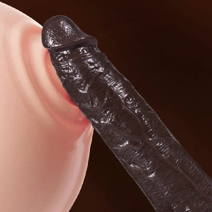 86In Vibrating Thrusting Swing Thick Long Lifelike Dildo With Remote Control Lurevibe Female Sex Toys