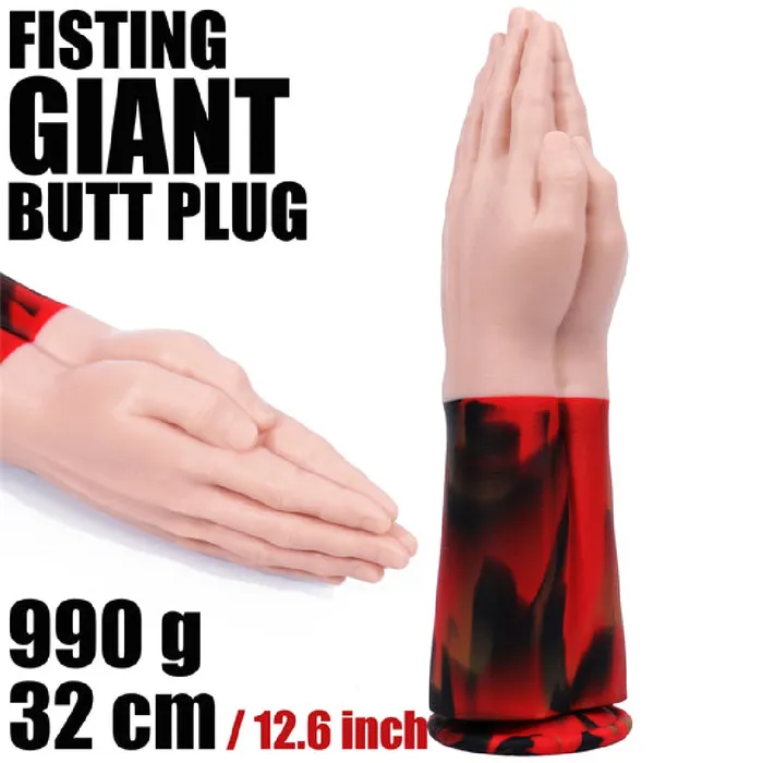 AIMITEX Giant Flower Arm Liquid Silicone Butt Plug Anal Toy Lurevibe Anal