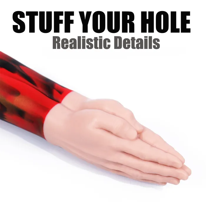 AIMITEX Giant Flower Arm Liquid Silicone Butt Plug Anal Toy Lurevibe Anal