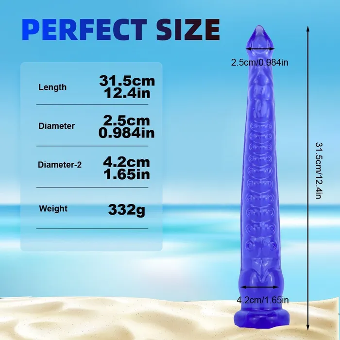 Dildos Soft and SuperSized Tentacle Dildo for Women wesweetie