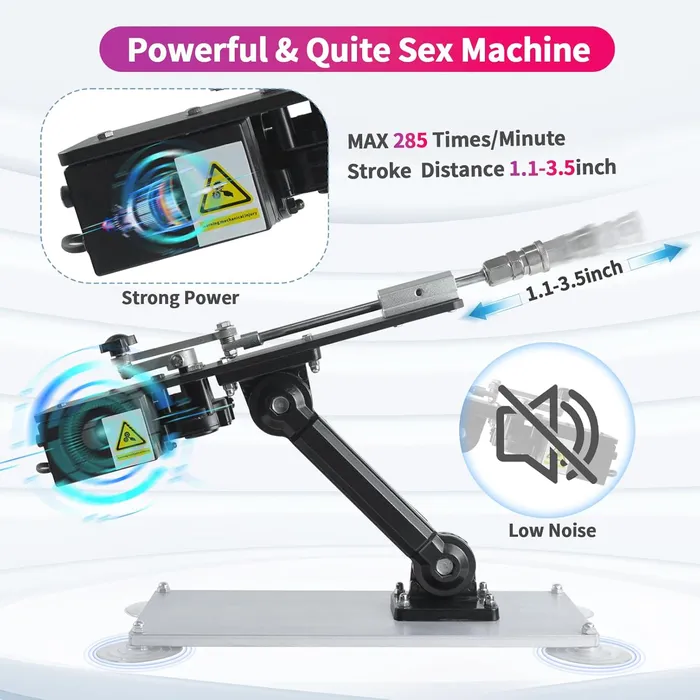 Female Sex Toys Lurevibe 2In1 Handheld Automatic Thrusting Sex Machine Sm remote control Sex Toy