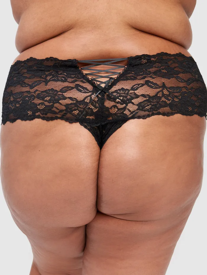 Fredericks Of Hollywood Couples Mabel Crotchless Lace Up Back Cheeky Fredericks Of Hollywood Couples Mabel Crotchless Lace Up Back Cheeky