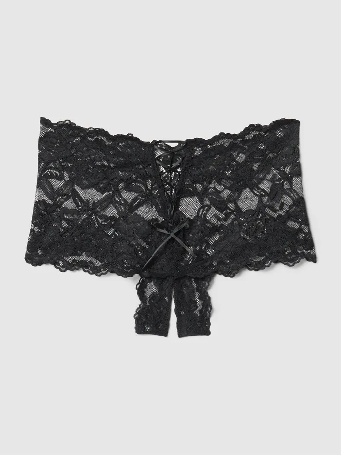 Fredericks Of Hollywood Couples Mabel Crotchless Lace Up Back Cheeky Fredericks Of Hollywood Couples Mabel Crotchless Lace Up Back Cheeky