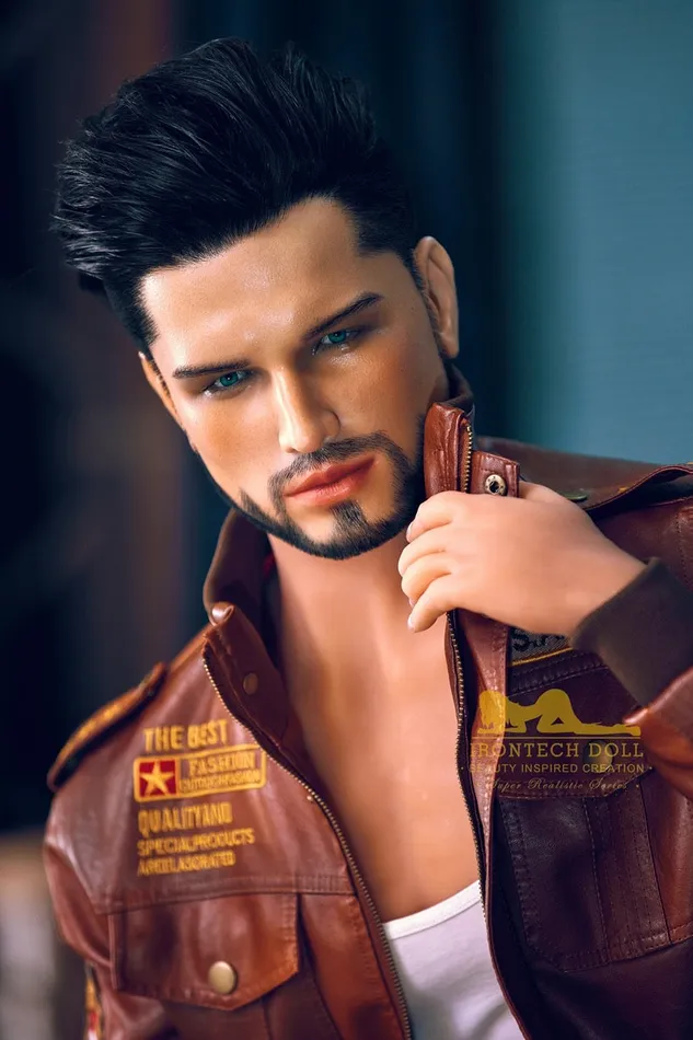Kelvin162cm5ft3 Silicone Head European Male TPE Sex Doll for Women IronTech DOLL Male Sex Toys