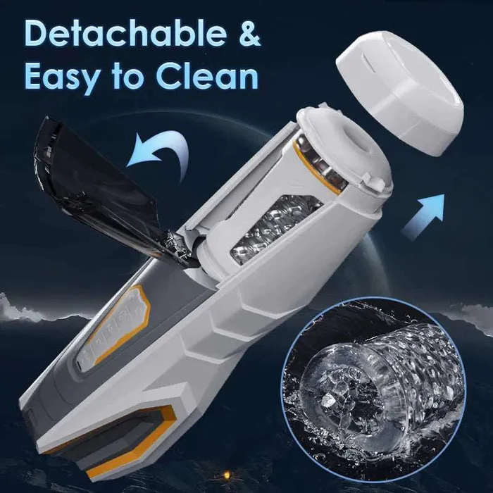Lurevibe Automatic 4 Rotating 3 Thrusting Male Masturbator lurevibe Male Sex Toys