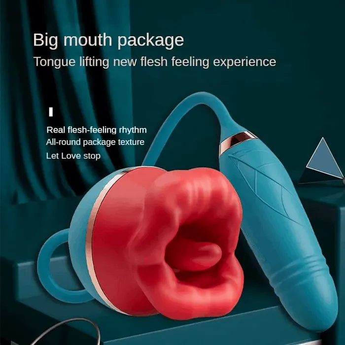 lurevibe Female Sex Toys Lurevibe 3 In1 Big Mouth Sucking Tongue Licking Vibrator Thrusting Bullet Vibrator lurevibe Female Sex Toys Lurevibe 3 In1 Big Mouth Sucking Tongue Licking Vibrator Thrusting Bullet Vibrator