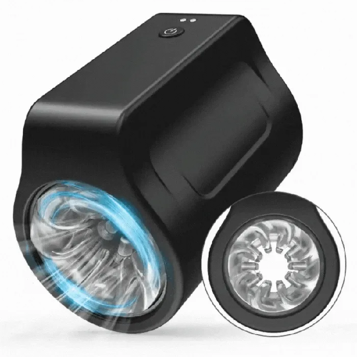 lurevibe Male Sex Toys Lurevibe Holding A Rotating Masturbation Cup