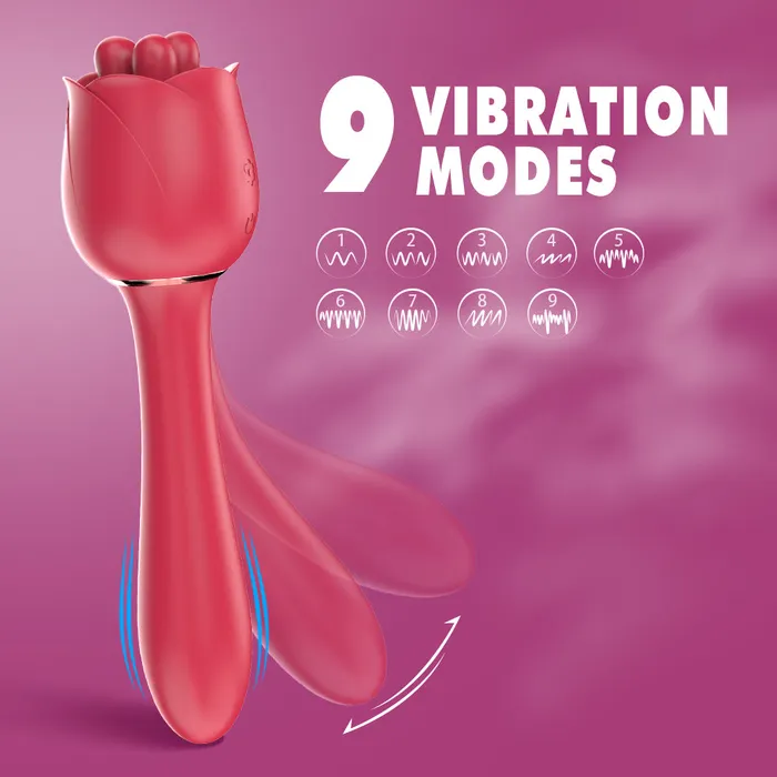 Lurevibe Vibrators Lurevibe Rose Massage Vibrators For Women