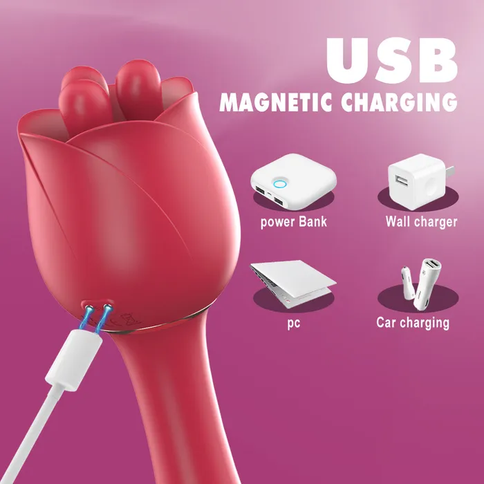 Lurevibe Vibrators Lurevibe Rose Massage Vibrators For Women