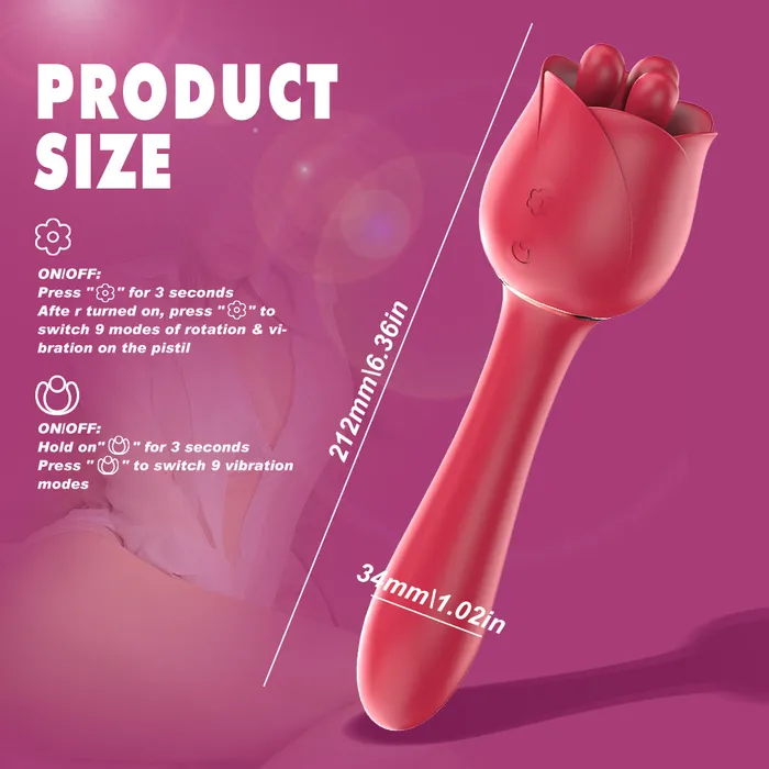 Lurevibe Vibrators Lurevibe Rose Massage Vibrators For Women