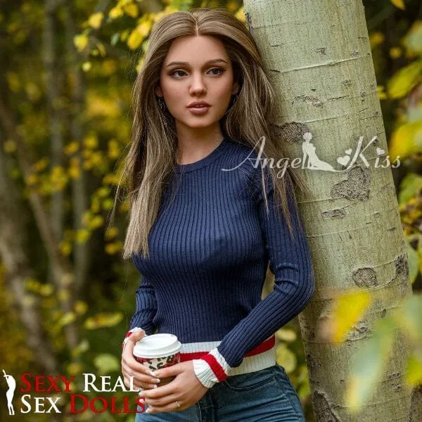 Male Sex Toys AK Doll 165cm 5ft5 DCup Silicone Blonde Bomb Shell with Perky Butt Millie