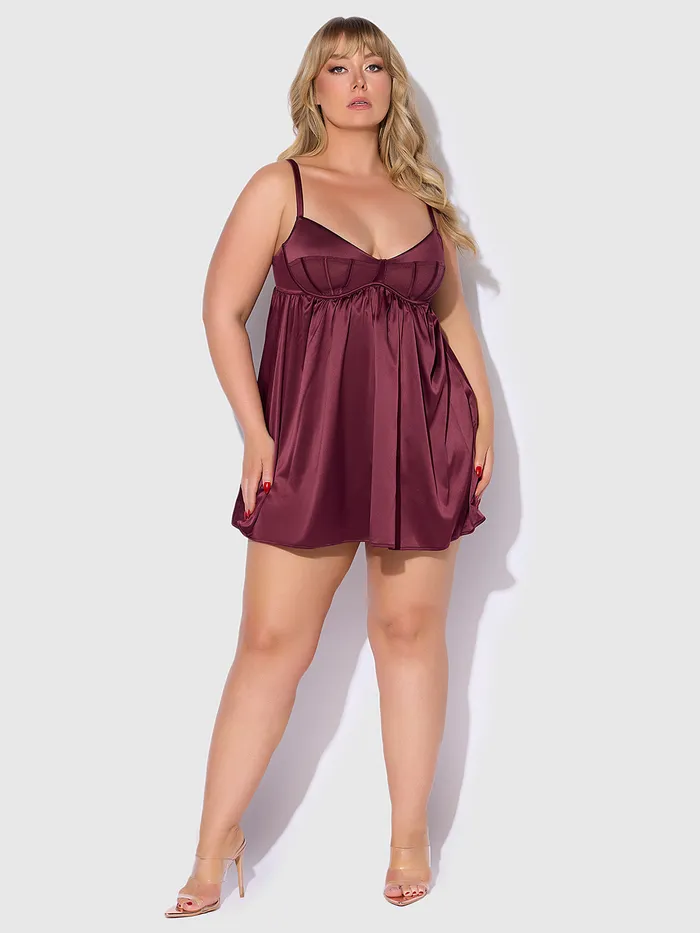 Male Sex Toys Fredericks of Hollywood Petra Satin Mesh Unlined Corset Cup Babydoll Male Sex Toys Fredericks of Hollywood Petra Satin Mesh Unlined Corset Cup Babydoll