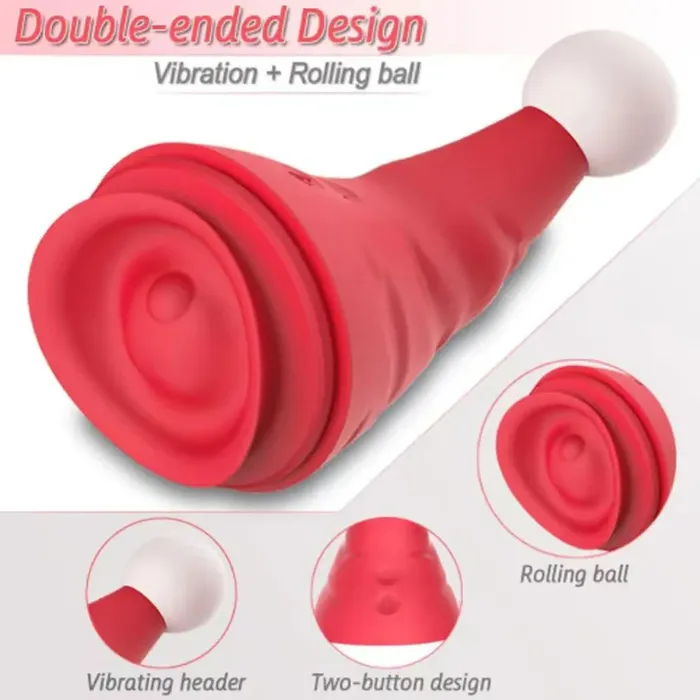 Male Sex Toys Lurevibe Lurevibe Santa Hat Vibrator 15 Speed Cunnilingus Masturbator Clit GSpot Stimulator For Christmas