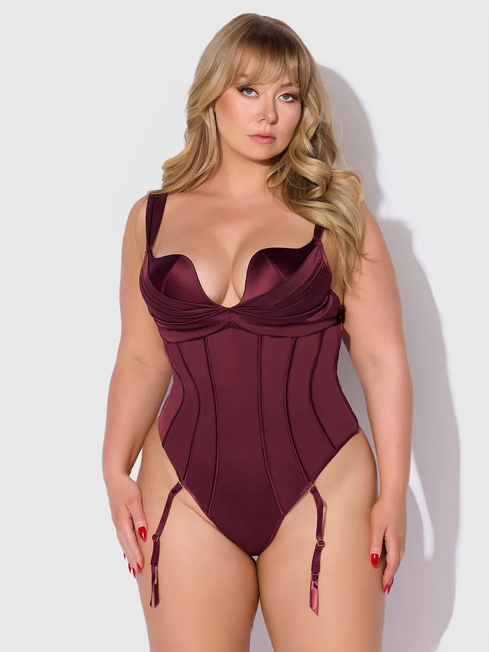 Petra Rising Star Corseted Satin Teddy Fredericks of Hollywood Vibrators Petra Rising Star Corseted Satin Teddy Fredericks of Hollywood Vibrators