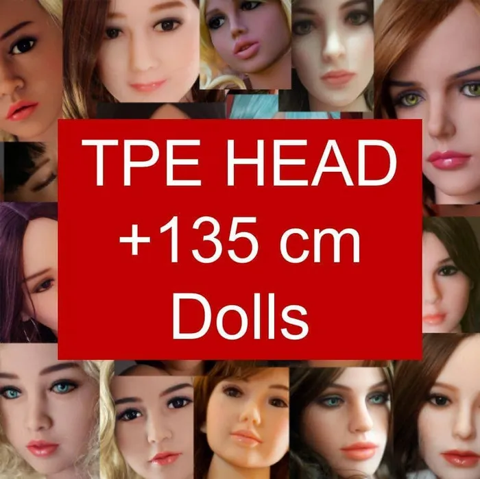 Sexy Real Sex Dolls TPE Head 135cm 4ft5 Dolls Male Sex Toys