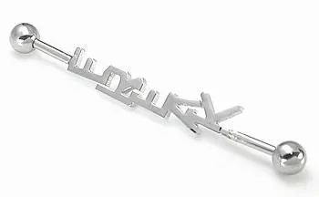 14g 175 Freak Industrial Barbell Painful Pleasures Female Sex Toys