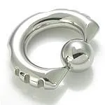 14g2g Techno Tribal Captive Bead Ring with Vampire Tips Painful Pleasures Male Sex Toys 14g2g Techno Tribal Captive Bead Ring with Vampire Tips Painful Pleasures Male Sex Toys