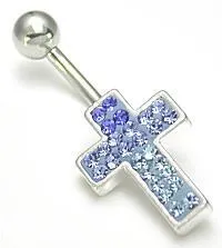 14g 716 Jewel Explosion Cross Belly Button Ring Painful Pleasures Male Sex Toys 14g 716 Jewel Explosion Cross Belly Button Ring Painful Pleasures Male Sex Toys