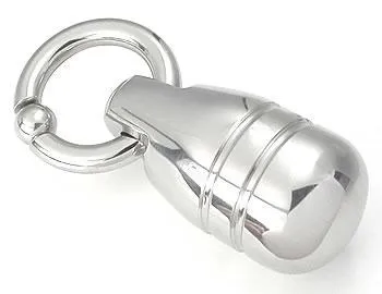 59 gram Steel Weight Painful Pleasures Male Sex Toys