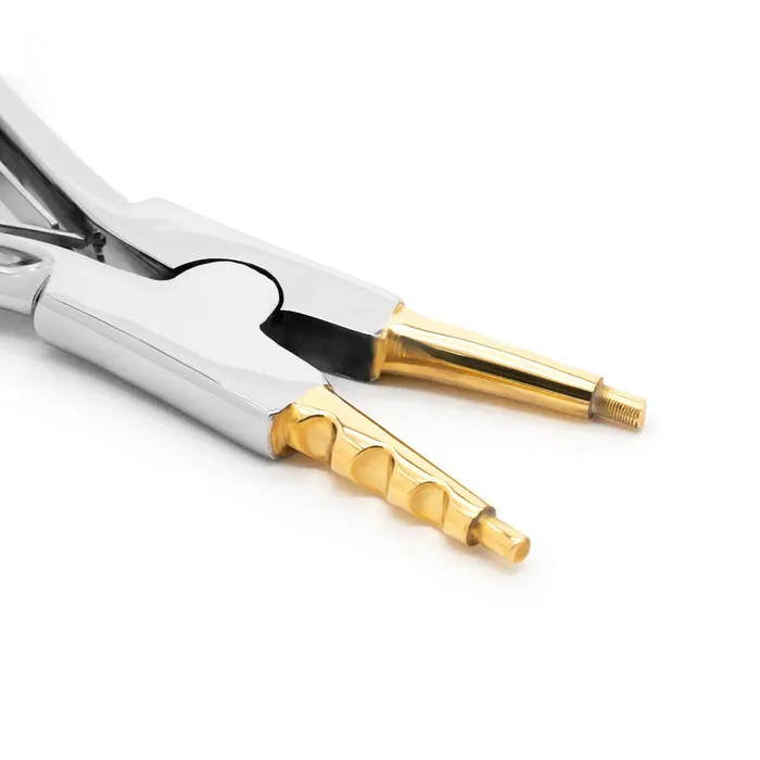 6 Inch Ring Opening Pliers with BRASS TIPS Pierced Tools Male Sex Toys