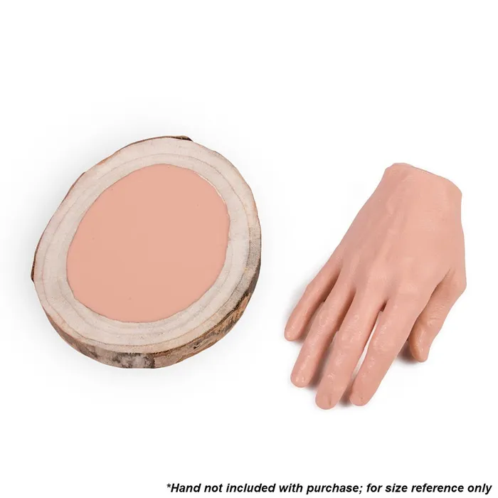 A Pound of Flesh A Pound of Flesh Gallery Series Tattooable Synthetic Round Wooden Plank Small Dildos