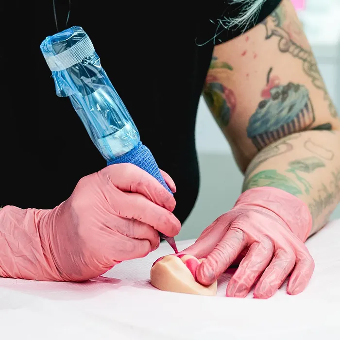 A Pound of Flesh Dildos A Pound of Flesh PMU Practice Lips and Piercing Body Bit Pick Skin Tone