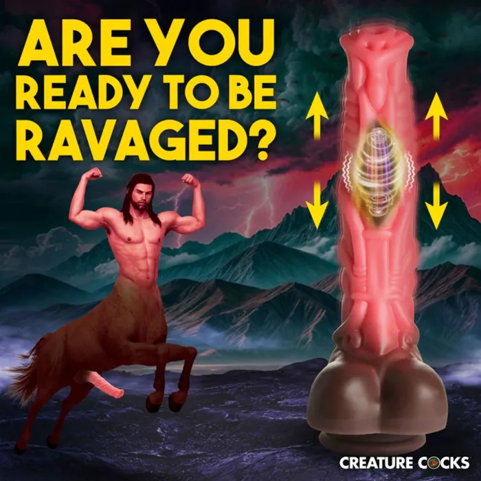 Anal Deluxe Centaur 10 inch Vibrating Thrusting Silicone Fantasy Horse Dildo XR Brands Anal Deluxe Centaur 10 inch Vibrating Thrusting Silicone Fantasy Horse Dildo XR Brands
