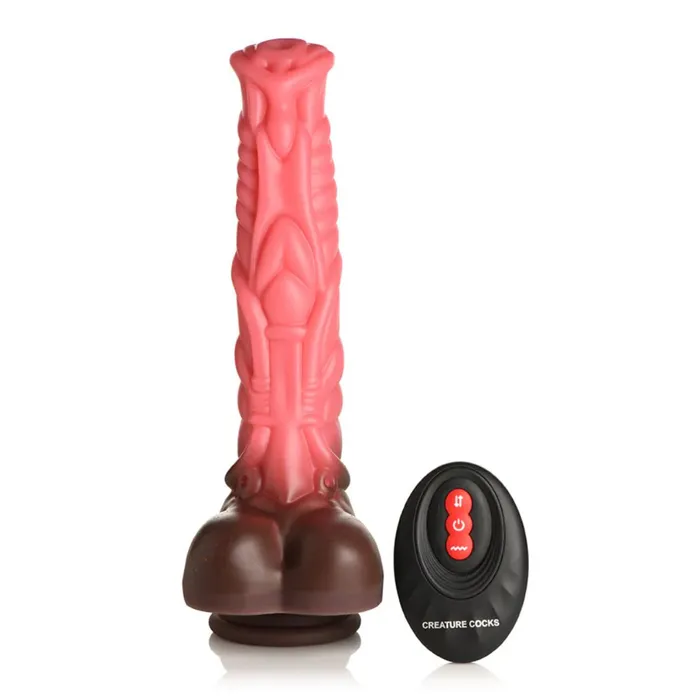 Anal Deluxe Centaur 10 inch Vibrating Thrusting Silicone Fantasy Horse Dildo XR Brands