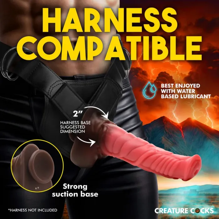 Anal Deluxe Centaur 10 inch Vibrating Thrusting Silicone Fantasy Horse Dildo XR Brands
