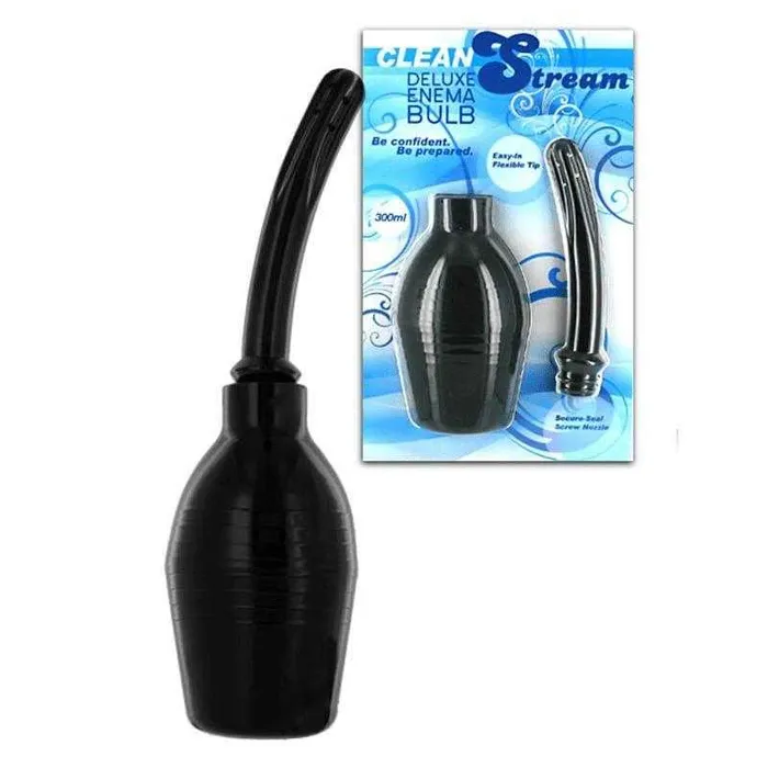 Anal Doc Johnson Enterprises Clean Stream Deluxe Silicone Enema Bulb