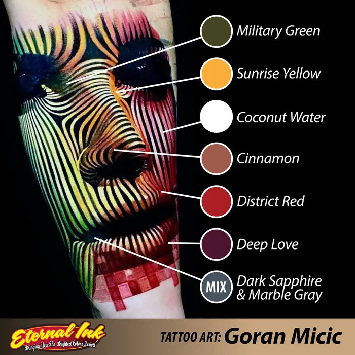 Anal Eternal Dark Red Eternal Tattoo Ink Pick Size