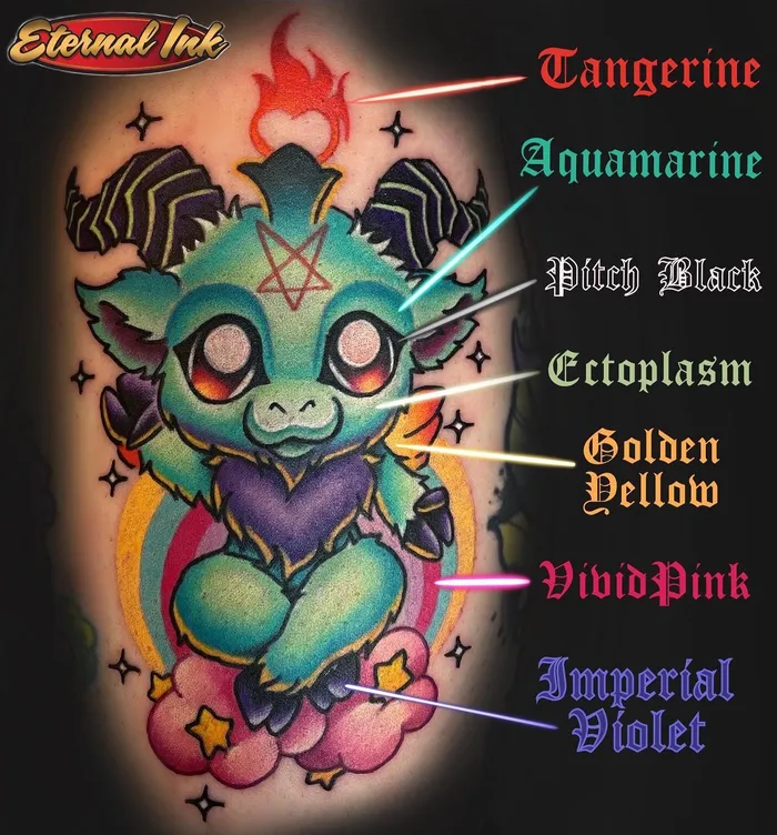 Anal Eternal Pitch Black Lining Eternal Tattoo Ink Pick Size