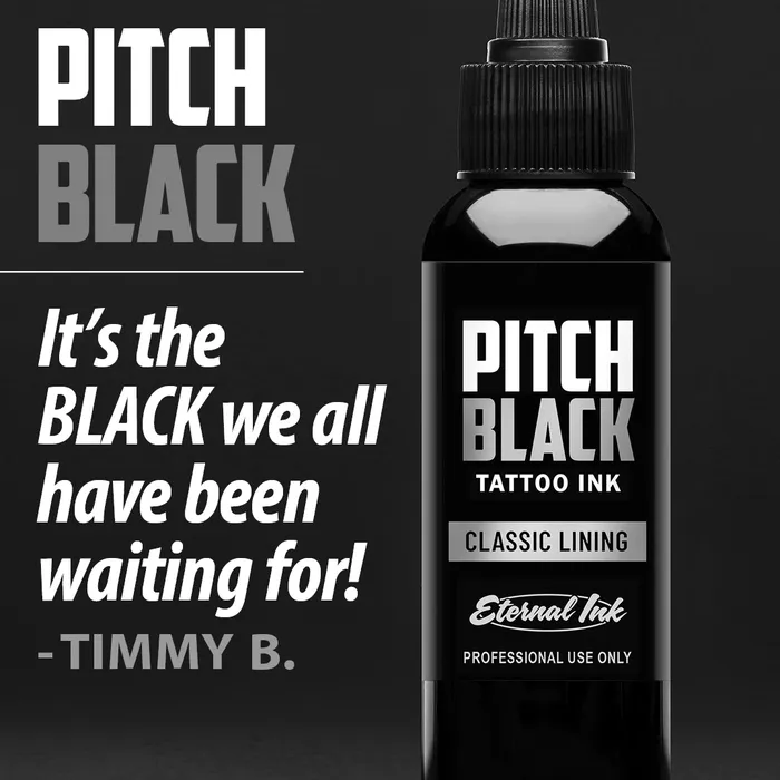 Anal Eternal Pitch Black Lining Eternal Tattoo Ink Pick Size