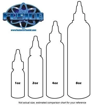 Anal Fusion Basic Black Fusion Tattoo Ink Pick Your Size