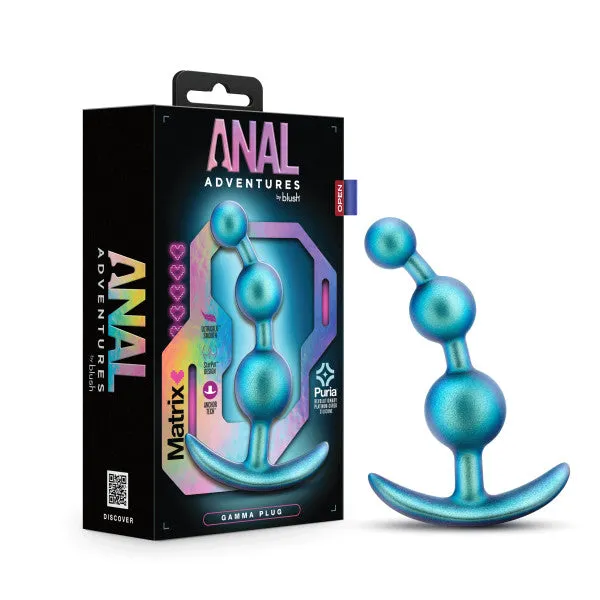 Anal Gamma Silicone Anal Beads Butt Plug Blush