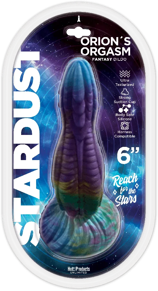 Anal Hott Products Unlimited Stardust Orions Orgasm Fantasy Dildo 6 Inch