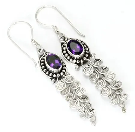 Anal Painful Pleasures Bali Tarts Indonesian Style Sterling Silver Earrings French Hook Anal Painful Pleasures Bali Tarts Indonesian Style Sterling Silver Earrings French Hook