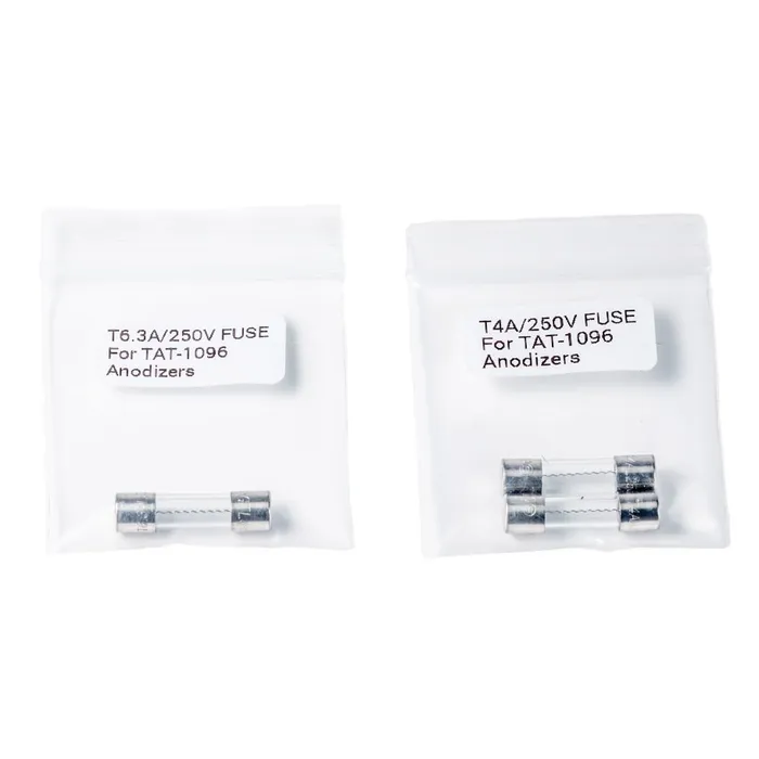 Anal Precision Replacement Set of Fuses for our Anodizer Price Per 1 Set of 3 Fuses