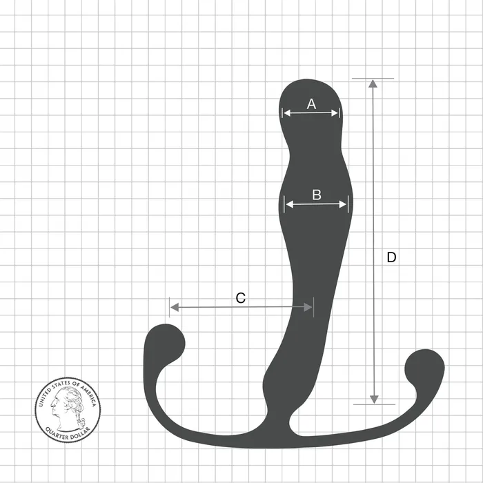 Aneros Eupho Trident HandsFree Prostate Stimulator Aneros Male Sex Toys