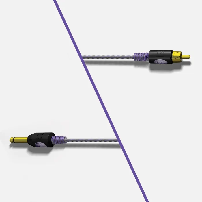 Bishop Rotary 7 Premium RCA Cord Purple Bishop Rotary Vibrators