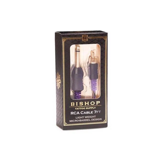 Bishop Rotary 7 Premium RCA Cord Purple Bishop Rotary Vibrators